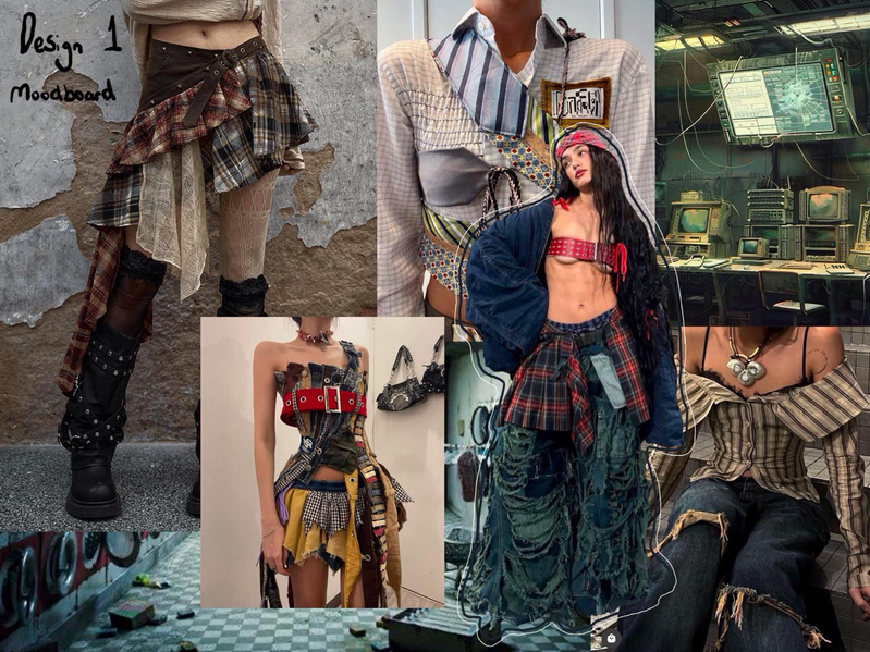 Look from COLLAPSE OF AURION collection
