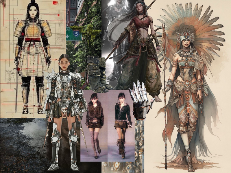 Look from COLLAPSE OF AURION collection