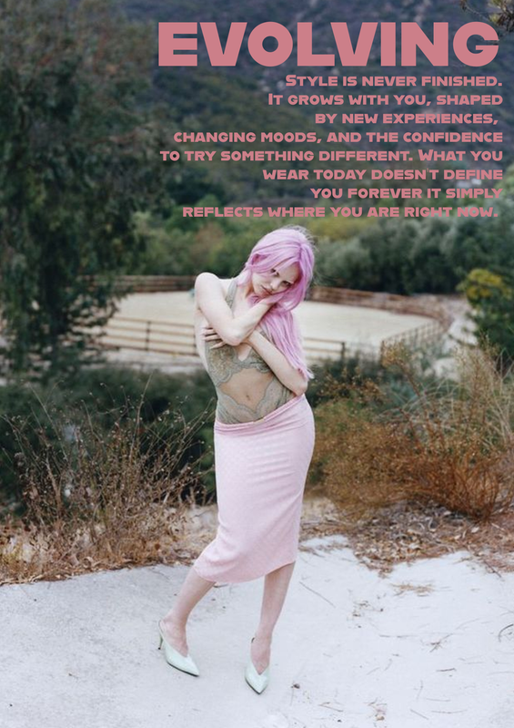 Spread from BECOMING editorial